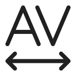 Font Space Tracking Out SVG Icon